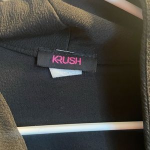 Krush black blazer jacket - XL